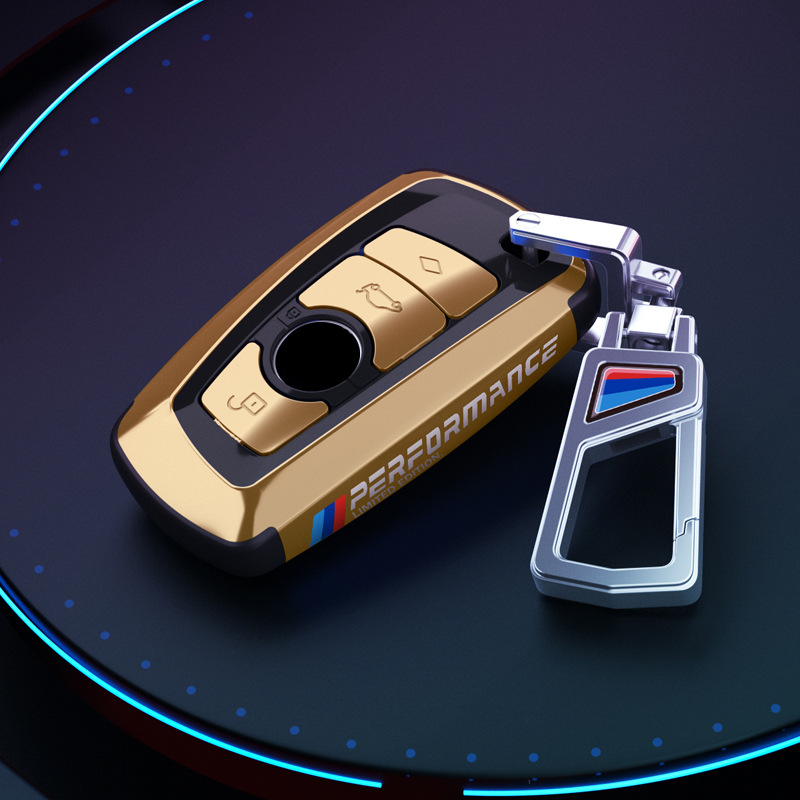 전기 도금된 사각형 금 + 은 금속 버클