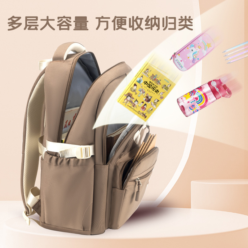 2025 nueva mochila escolar para niños 3 - 6 - 9 grados mochila para hombres y mujeres mochila de hombro de gran capacidad