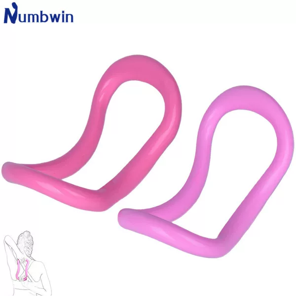 Yoga ring two-piece fitness fascia stretch relaxation ring Pilates open back open shoulder yoga whole body tension equipment