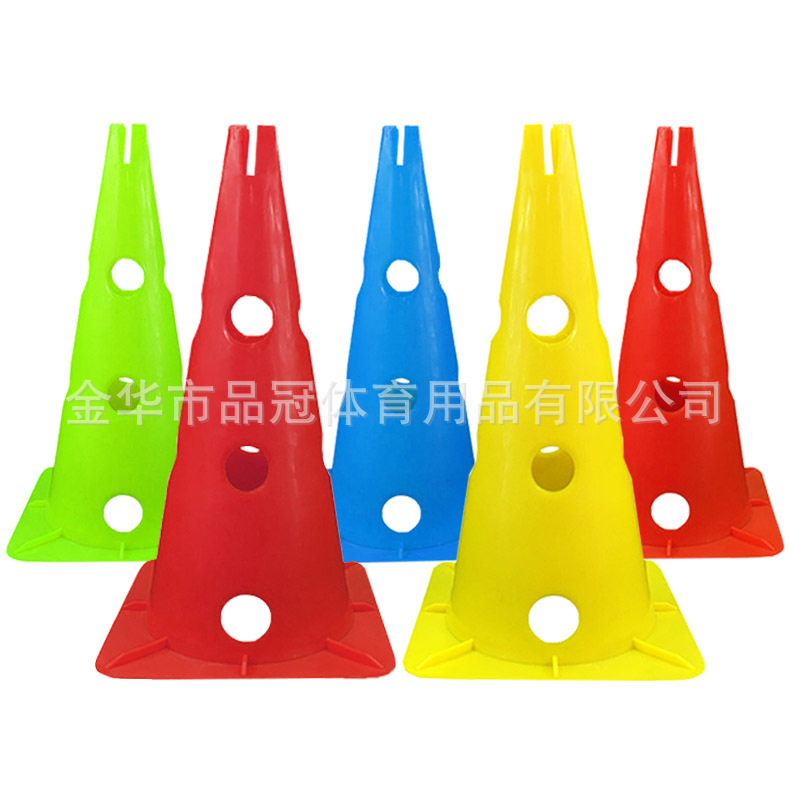 Logo cubo de entrenamiento de fútbol equipo obstáculo cubo de plástico tubo de helado engrosamiento 18/23/32/38/48cm cubo cónico