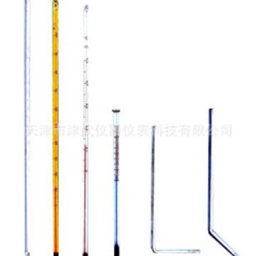 厂价工业玻璃棒红水温度计 煤油温度计天津八玻华伟玻璃棒温度计
