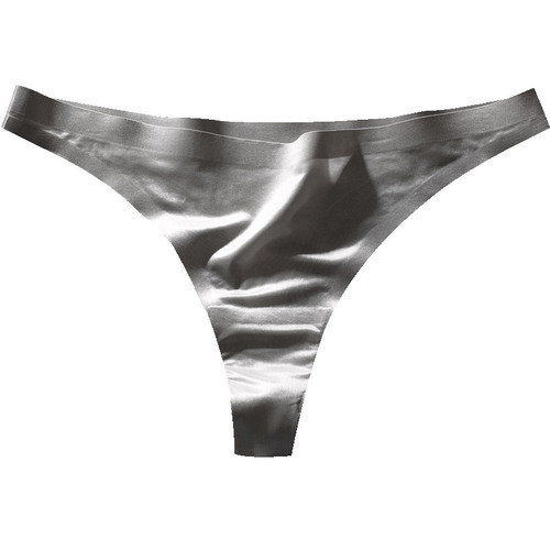 European and American foreign trade women's underwear sexy ice silk low waist one-piece seamless ladies' erotic triangle pants T-shape cotton 