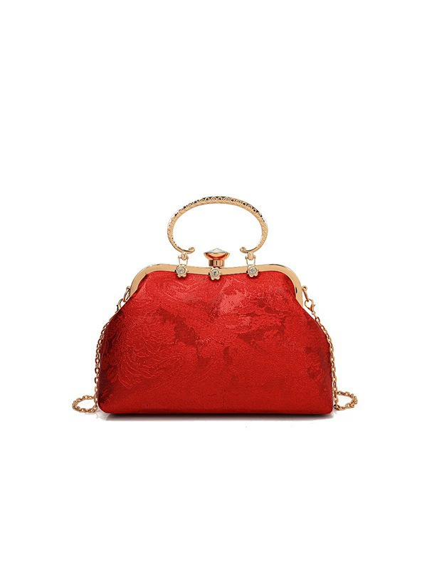 Sophisticated chain, winter one-shoulder bag