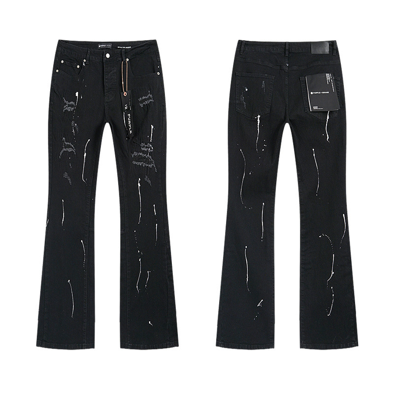 Europa y los Estados Unidos SS versión correcta de la marca púrpura, jeans de lavado en agua para hombres y mujeres, fábrica de Guangzhou en stock