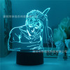 Night light, creative touch LED table lamp, 3D, remote control