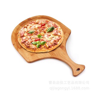 Bamboo Wood Natural Bamboo Pizza Board Bamboo Pizza Shovel Bamboo Pizza Plate 12 Inch 15 Inch Baking Board