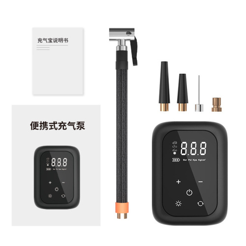 New car-mounted smart digital display air pump small portable multi-functional wireless car tire air pump