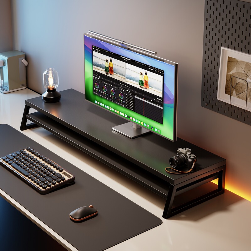 E-Sports Room Computer Elevated Desktop Storage Rack Monitor Base Support Bracket Workstation Extended Notebook Support