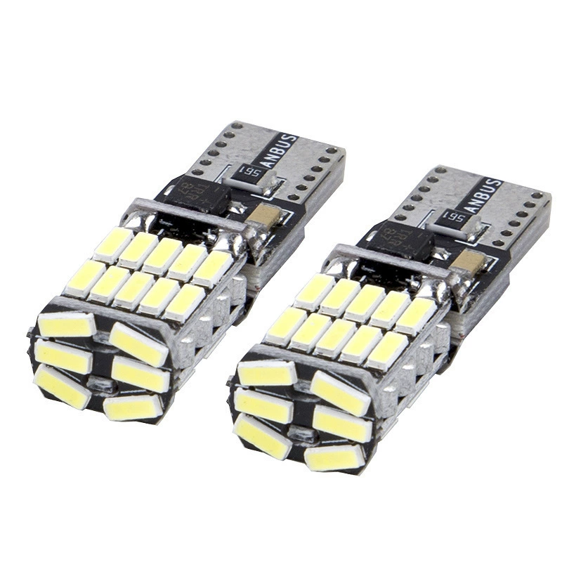 Декодирующая светодиодная панель на широком свете T15 T10 4014 26smd светильник для номера Canbus чтения W5W