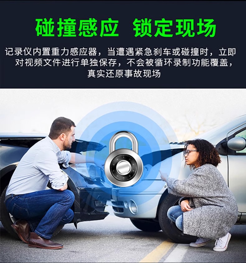 Magellan Intelligent Rearview Mirror Driving Recorder Front and Rear Inner Lens with Navigation Remote Monitoring