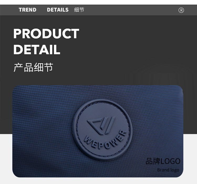 The new cross-border travel crossbody men's bag trend, single-shoulder bag, large-capacity casual men's single-shoulder small cross bag undefined