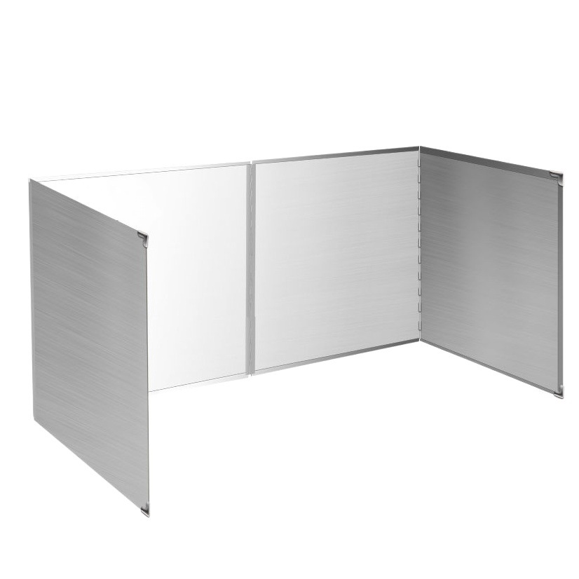 Stainless steel oil baffle kitchen gas stove cooking oil splash baffle high temperature resistant thick baffle heat insulation board