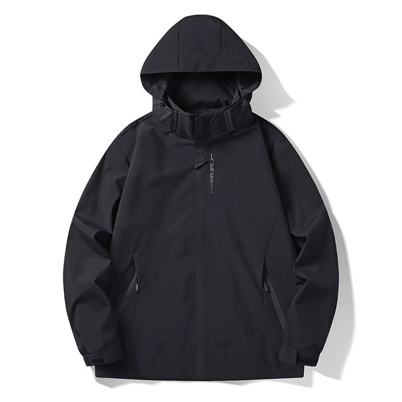 6266 Outdoor New Thin Jacket Pure Color Men's and Women's Windproof and Waterproof Work Jacket Top Supports Printed with Logo