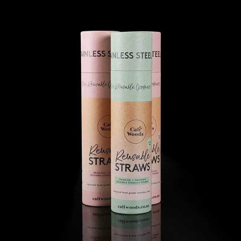 厂家直供大号圆形纸管礼品包装纸罐茶叶坚果食品牛皮纸筒定做批发