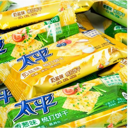 太平梳打饼干散装6斤香葱味奶盐味梳打饼干小包装咸味零食早餐