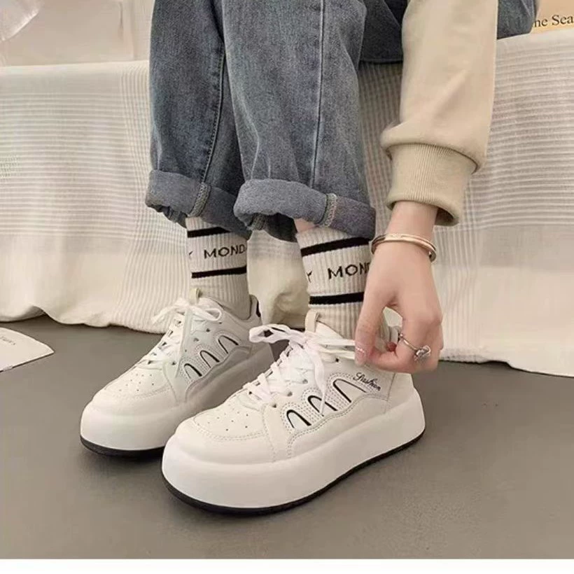 Tide, white shoes, universal breathable summer footwear