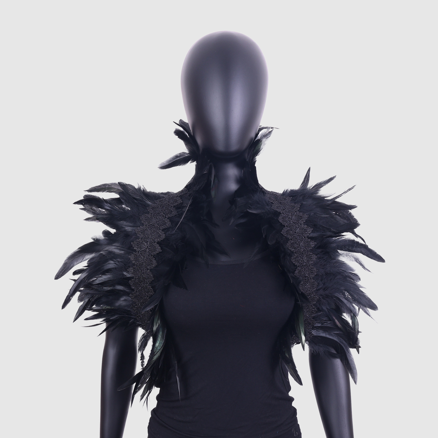 Directo DE FÁBRICA DE Amazon de suministro transfronterizo Festival bola del partido Chaleco de plumas mantón ropa del Cabo