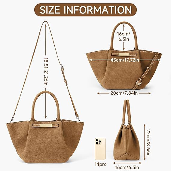 Matte handheld purse, capacious one-shoulder bag, high-end