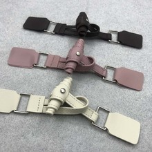 高档金属皮对扣PU女士大衣腰带袖口挂钩辅料配件pu秋冬羊绒毛呢风
