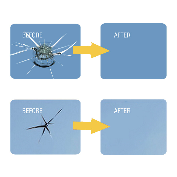 跨境热销汽车挡风玻璃修复套装无灯版 DIY WINDSHIELD REPAIR KIT