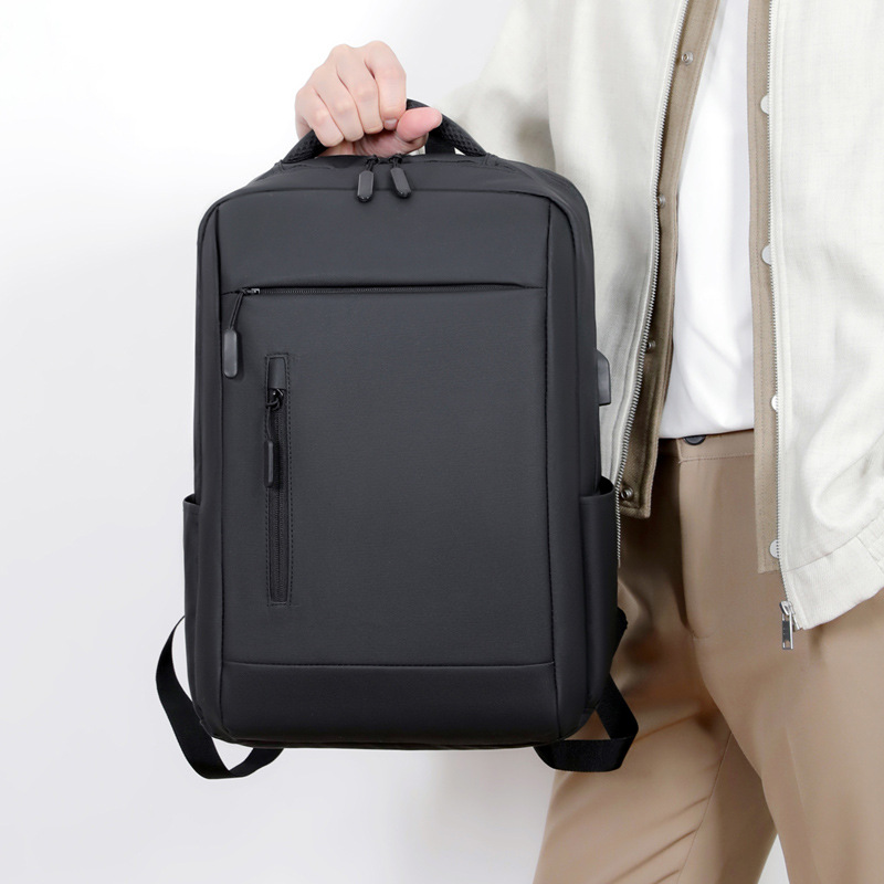 Viaje de negocios simple mochila manga tirón mochila portátil de viaje multifuncional para hombres y mujeres bolsa de computadora portátil de viaje