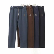 25年秋冬季新款女式外穿防风裤宽松直筒休闲裤地摊热卖中年女装裤