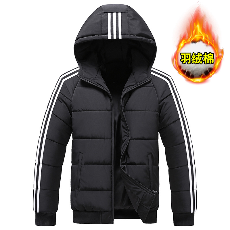 Chaqueta Acolchada Térmica para Hombre de Poliéster Impermeable, Térmico para Invierno