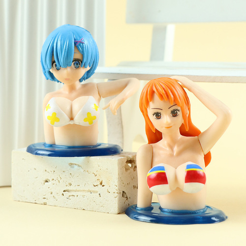 One Piece Figure Boobs Empress Namirem Beautiful Girl Car Car Ornament Model Doll