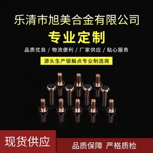 Composite silver contact relay electromagnetic button switch automobile electrical accessories silver copper alloy contact silver contact
