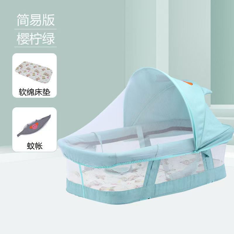 Cama para bebés, cama grande, cama mecedora plegable, cama para niños, cama para recién nacidos, cama para mosquiteros al aire libre