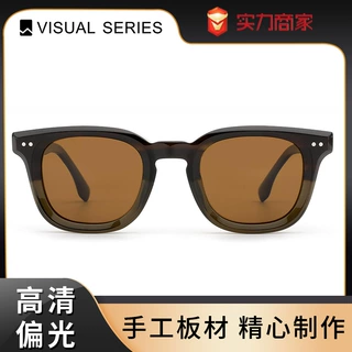 夏季新款防晒防紫外线板材太阳镜高档手工材质跨境复古潮流墨镜