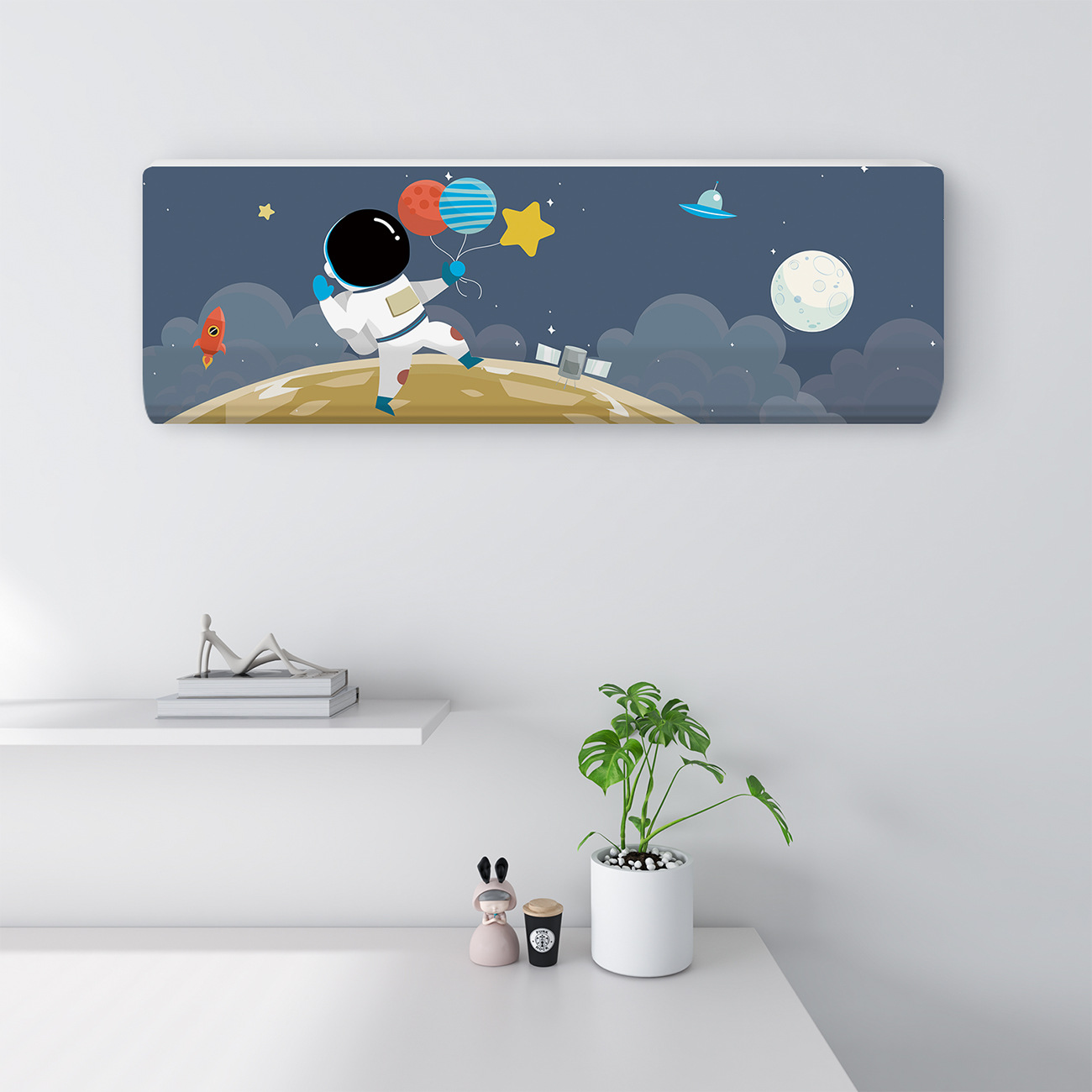 Aire acondicionado cubierta a prueba de polvo 2024 nueva cubierta de aire acondicionado colgante tipo colgante general Glimie todo incluido Haier cubierta de aire acondicionado