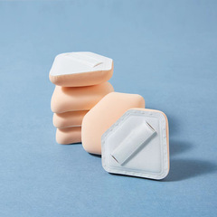 批發100分XL乾濕兩用氣墊海綿空氣親膚不卡粉大號鑽石棉花糖粉撲