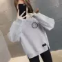 保暖加厚印花圆领妈妈装