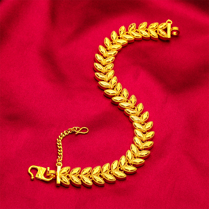 Unisex Sieraden Mode S Gesp Armband Armband Blad Tarwe Oor Armband_voghion.com