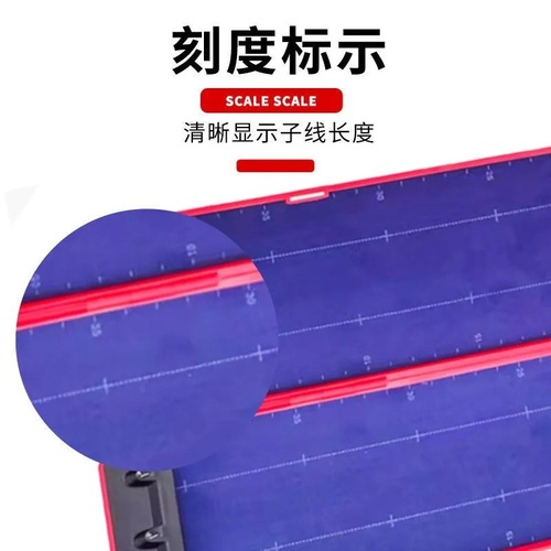 Burst Protection Line Box Fishing Gear Accessory Fishing Line Box Plastic Material Clearly Labeled Fishing Gear Accessory Line Box