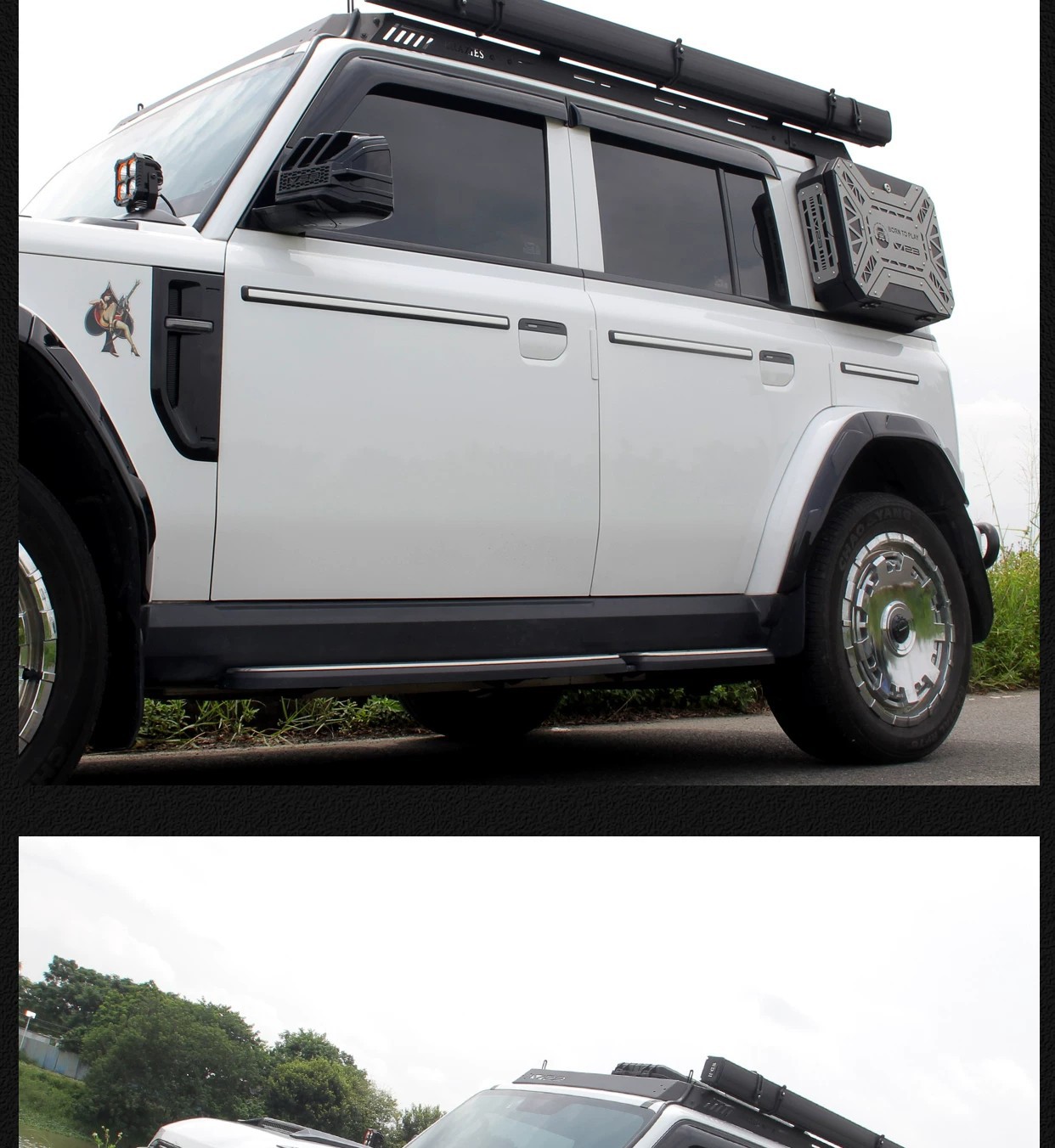 Suitable for Icar V23 Body Protection Trim Strips, Special G-Style Exterior Modification Accessories, Anti-Collision Decorative Strips