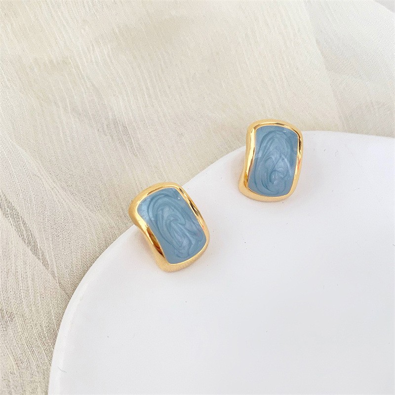 1 Pair Quantity 1 Pair Simple Style Heart Shape Plating Alloy Ear Studs