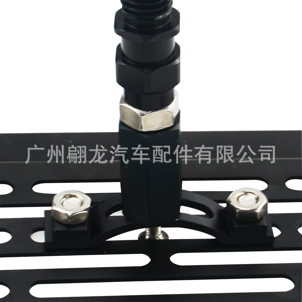 Cross-Border Hot Selling New American Car License Plate Frame Trailer Hook License Plate Frame Cut Out License Plate Holder Aluminum Alloy License Plate Holder