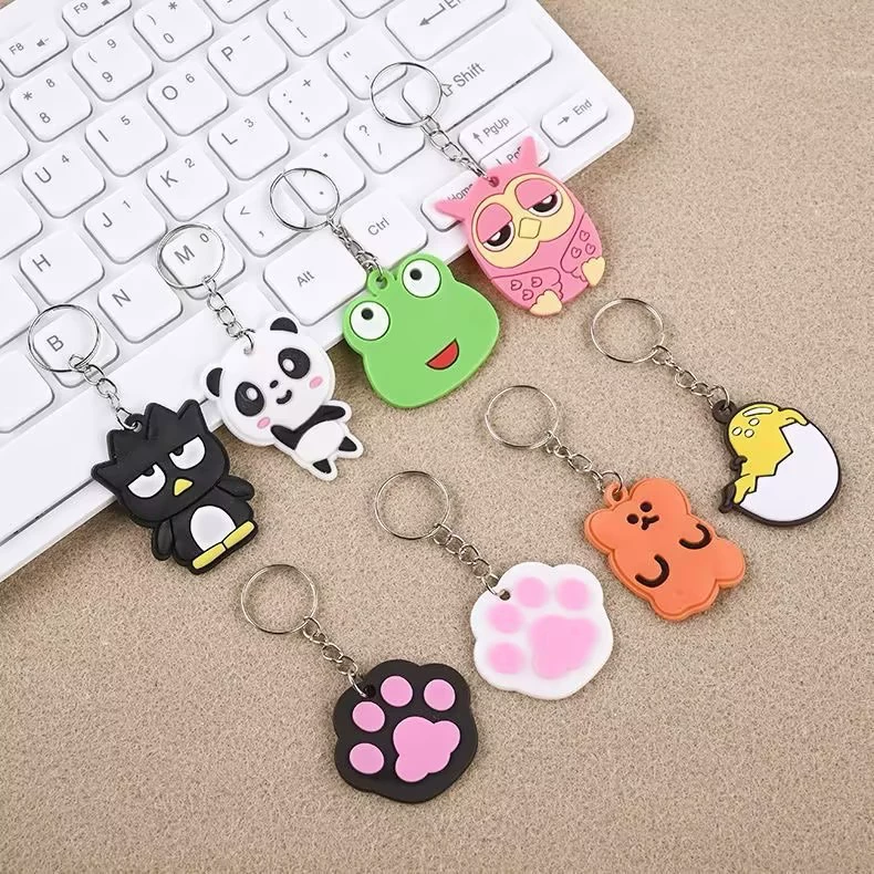 Ключница-мультфильм PVC, сумка, подвеска, аксессуар из мягкой резины, сделай сам