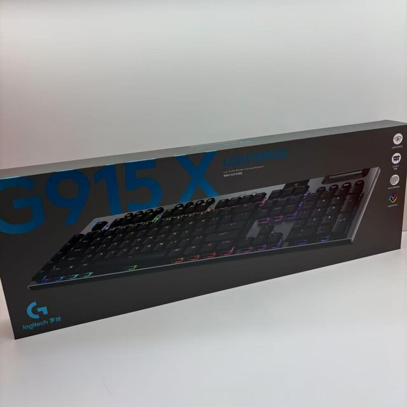 Logitech G915X Lightspeed Wireless Gaming Keyboard Full-Size Charging Compatible Logitech G915X Lightspeed Wireless Gaming Keyboard Full-Size Charging Compatible