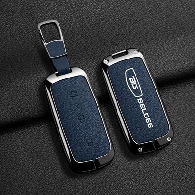 cover, simple and elegant, Car key bag - galaxy-a-model-geely-bg-logoblue-goat-pattern-b01-buckle