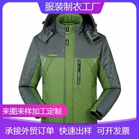 Фабрика одежды Guangdong Zhongshan, индивидуальная ветрозащитная Водонепроницаемая мужская куртка на флисовой подкладке, мужская верхняя одежда, индивидуальная