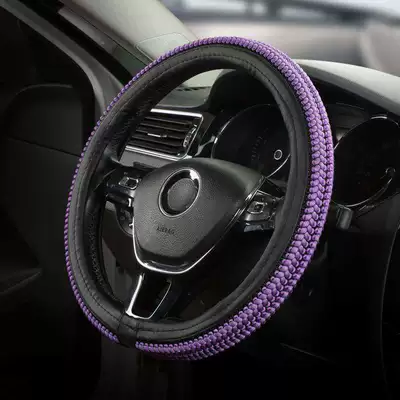 Steering wheel cover, Ice Silk Car Steering - distinguished-ice-silk-purple-high-quality-default