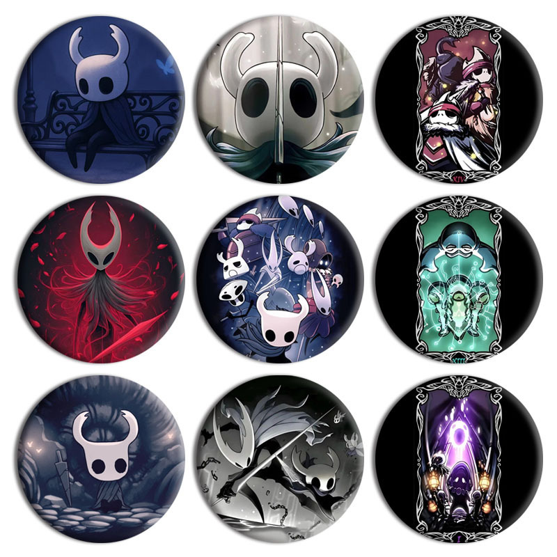 Game Hollow Knight Silksong Series Badges Game Hollow Knight Silksong Series Badges