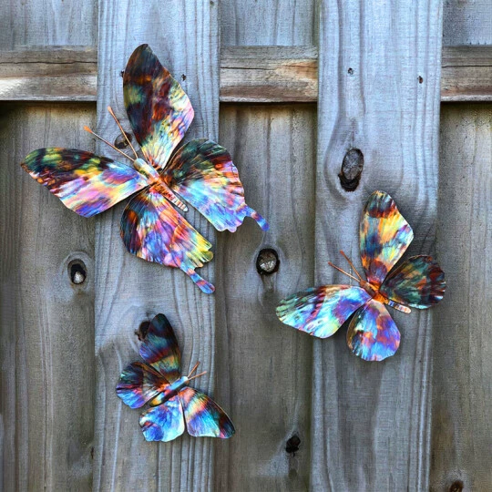 Трансграничная горячая бабочка металлический цвет орнамента Бабочка металлический цвет украшения