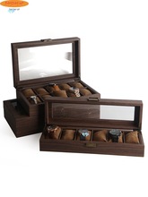 Leather watch display jewelry dustproof storage boxֱ