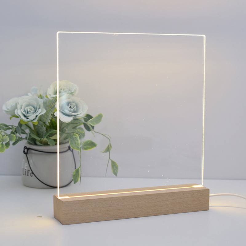 Ventas directas de la fábrica nuevo blogger mismo mensaje creativo luz noche dormitorio lámpara decoración adornos