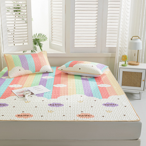 Royal Thai Latex Cooling Mat Set of 3 Summer Cooling Soft Silk Mat for Micro-Commerce Live Streaming Direct Shipping and Distribution