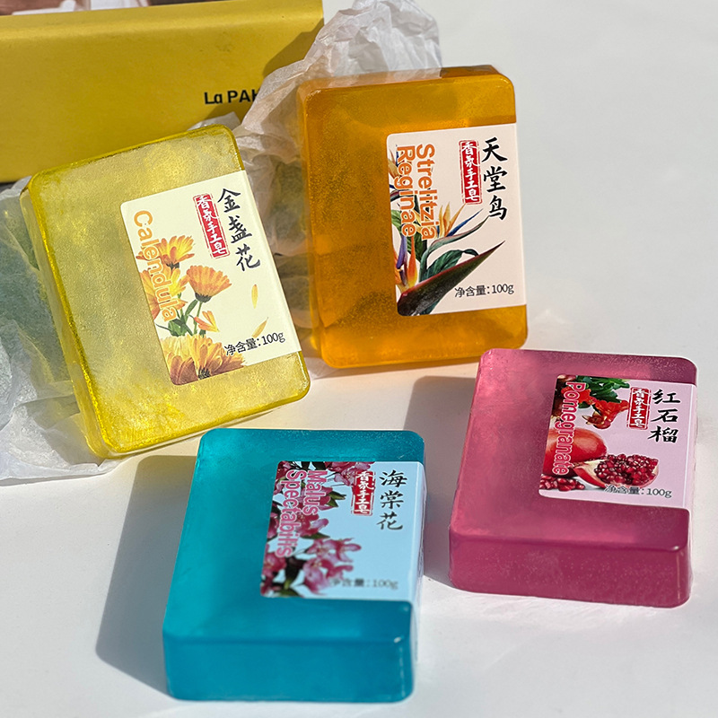 Cross-border foreign trade plant essence souvenir fragrance handmade soap moisturizing fragrance essential oil soap for face wash and bath